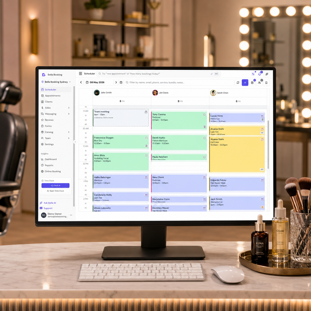 Beauty Salon booking software