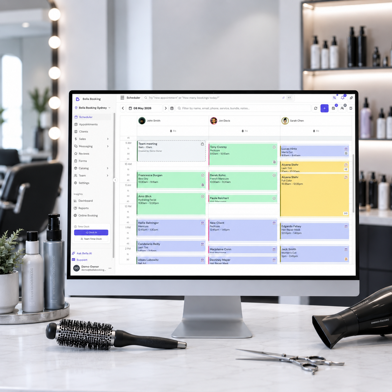 Hair Salon booking software