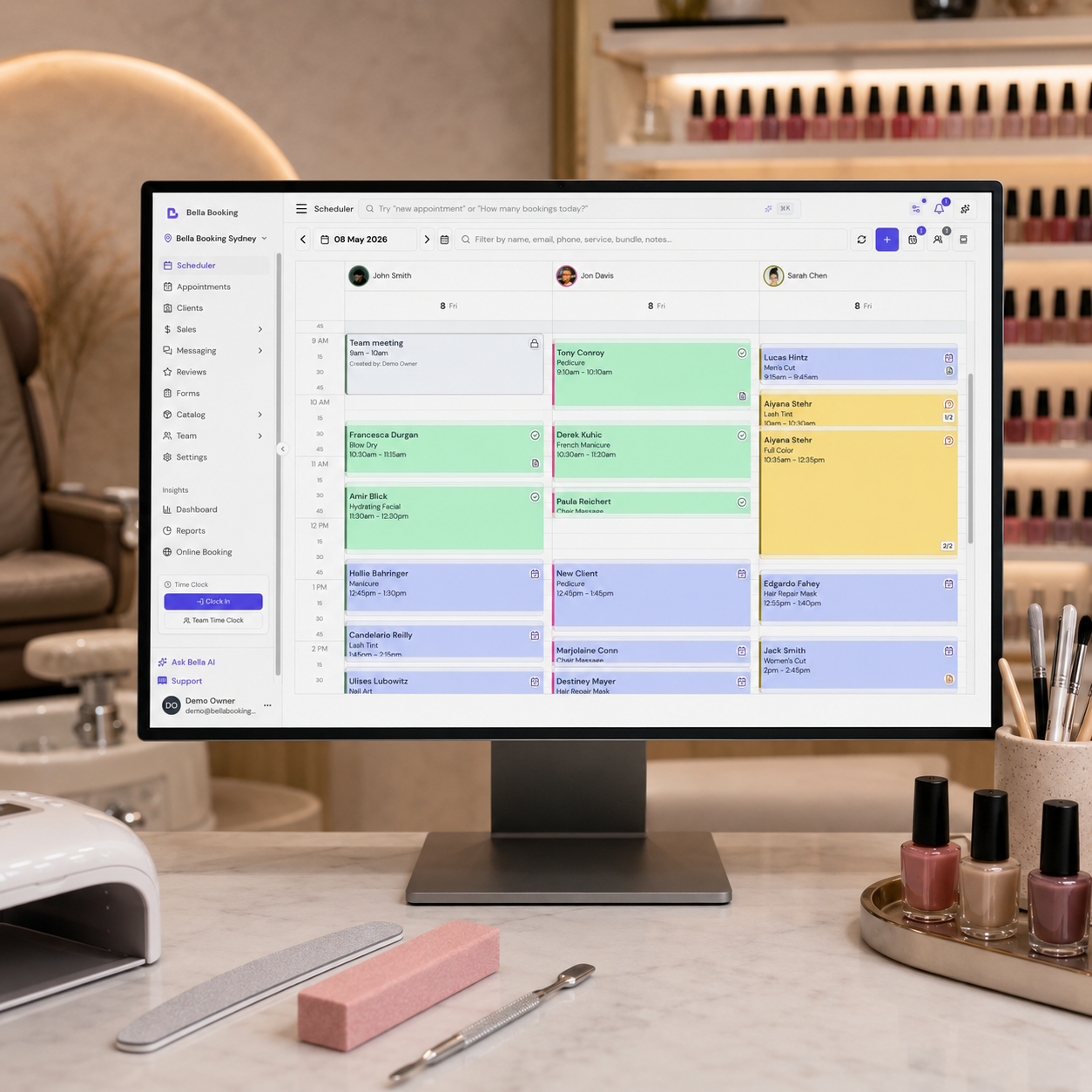 Nail Salon booking software