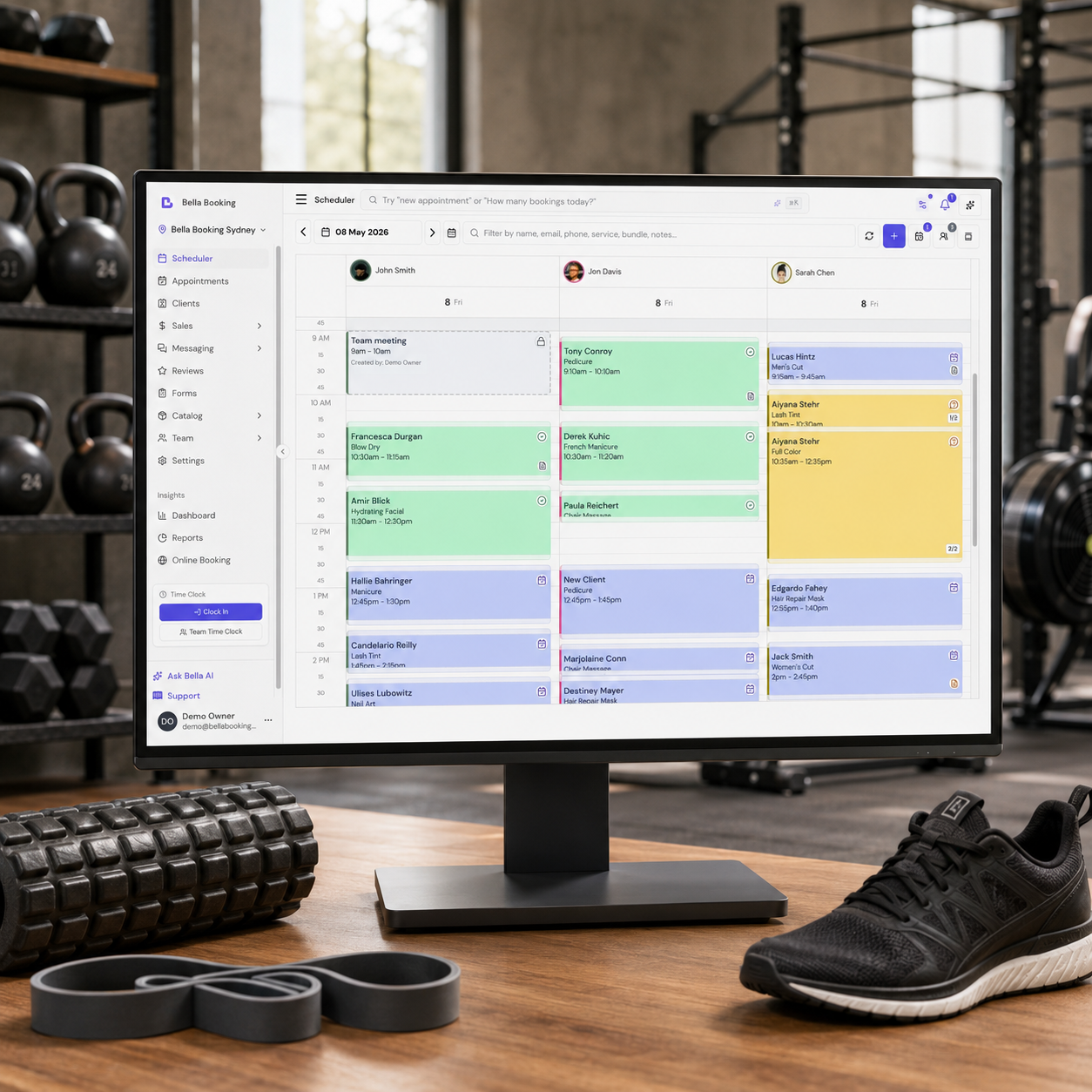 Personal Trainers booking software