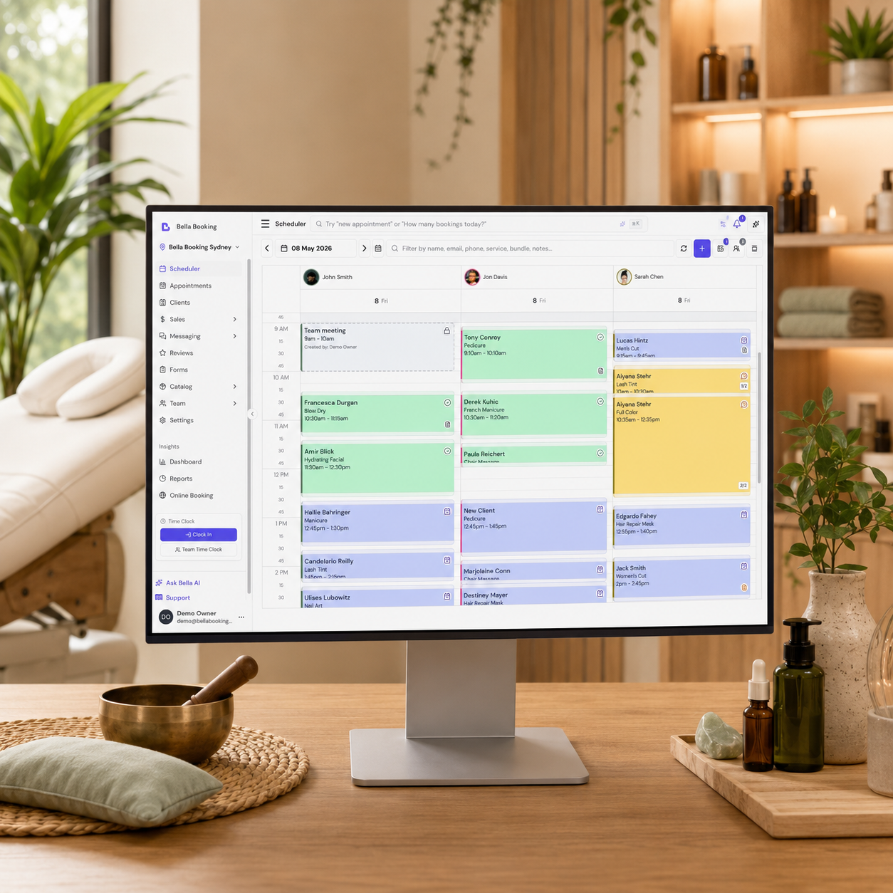 Wellness Clinic booking software