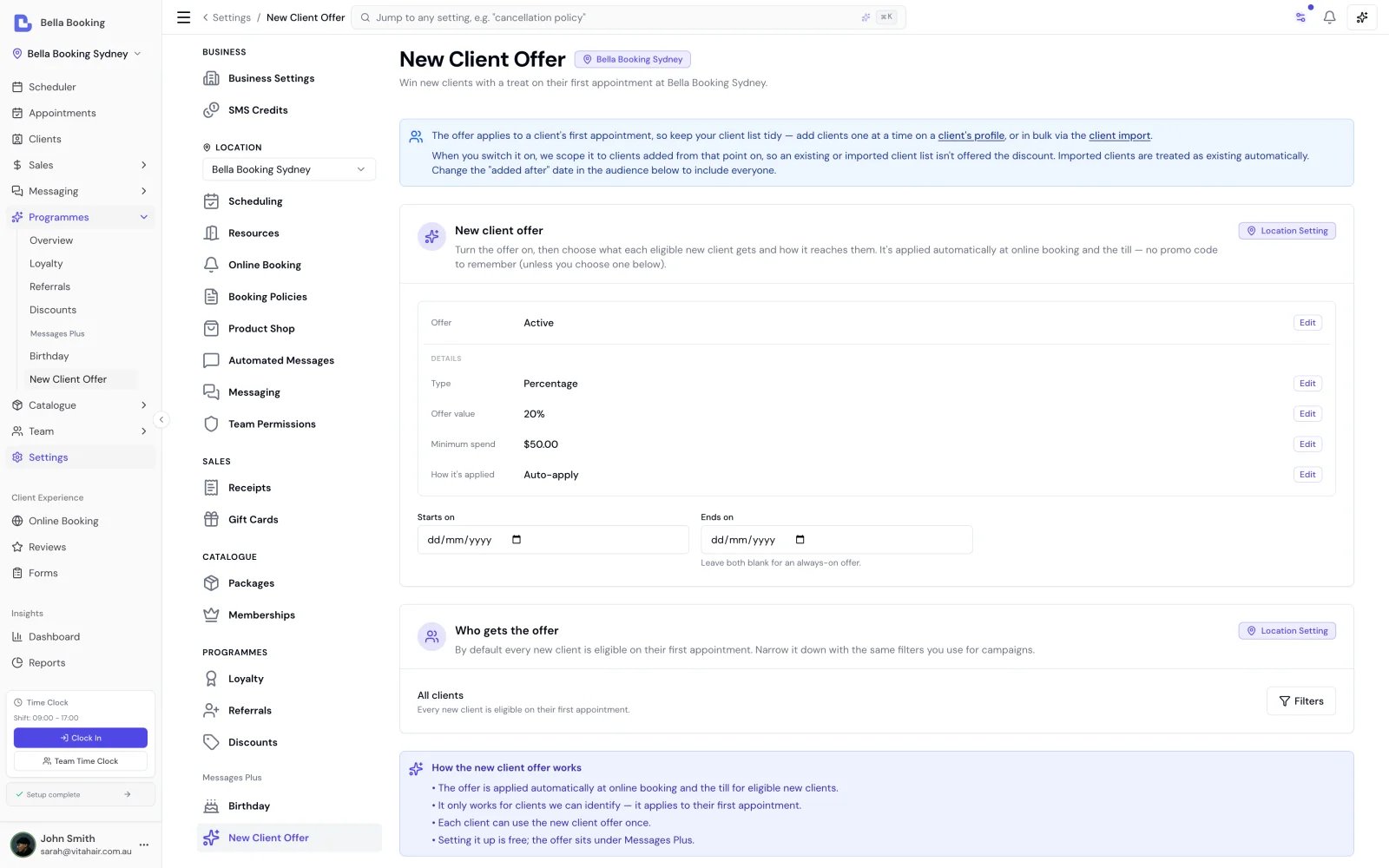 New-Client Offer