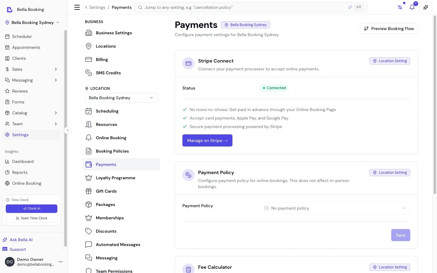 Payments & Deposits